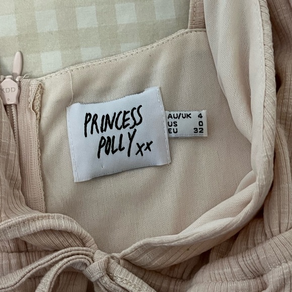 Princess Polly Pink Romper with Bow Detailing - Picture 3 of 4